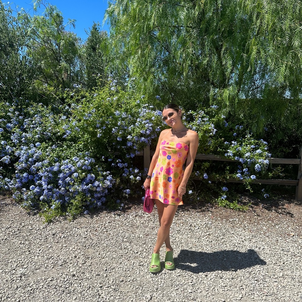 Show Me Your MuMu Floral Mini Dress - Multicolor - Picture 3 of 3